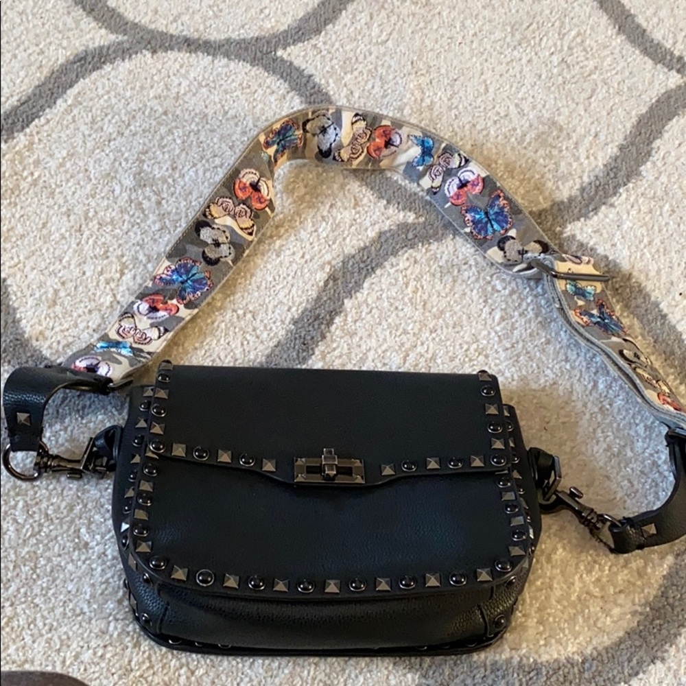 Bag with guitar strap